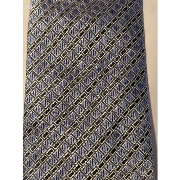 Patek Philippe Pour Ermenegildo Zegna Blue Pattern Silk Tie Limited Edition 2005 - Picture 11 of 12